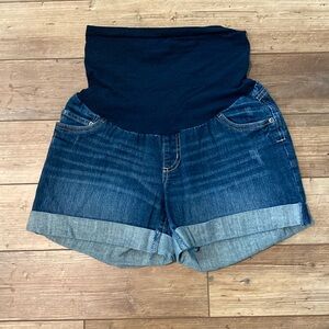 Maternity blue jean shorts - Love by Heidi Klum brand - size L